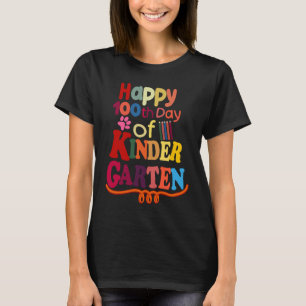 T-shirt Joyeux 100e jour de maternelle pour l'élève ou le 