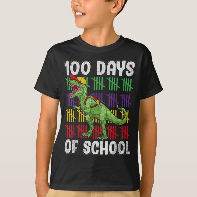 T-shirt Joyeux 100e jour d'école (Devant)