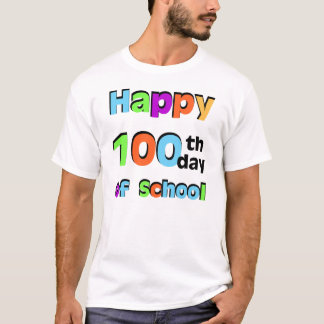 T-shirt Joyeux 100e jour d'école