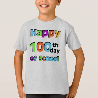 T-shirt Joyeux 100e jour d'école