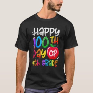 T-shirt Joyeux 100e jour d'école 100 jours plus intelligen