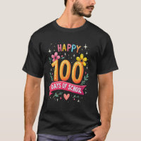 Joyeux 100e jour d'école enseignants enfants fille