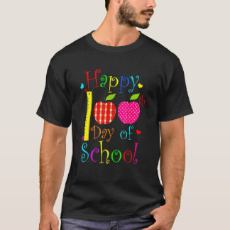 T-shirt Joyeux 100E Jour D'École Pour Enseignant Ou Enfant