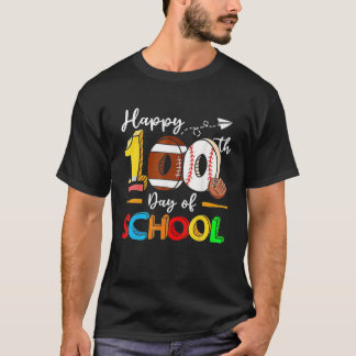 T-shirt Joyeux 100E Jour D'Enseignants Scolaires Enfants J