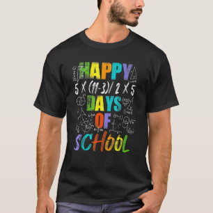 T-shirt Joyeux 100e Jour D'Équations Scolaires Maîtrise 1
