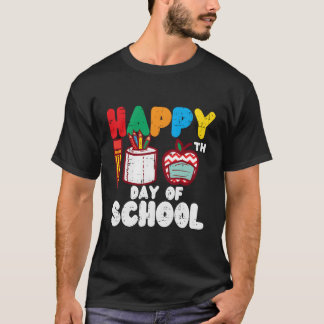 T-shirt Joyeux 100E Jour École Toilette Masque Papier 100