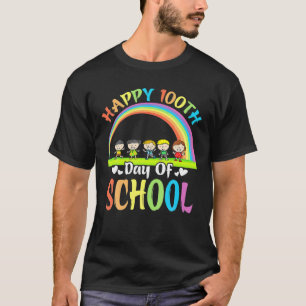 T-shirt Joyeux 100E Jour Enseignant 100 Jours Smarter Ra