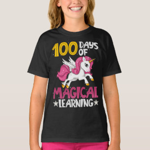 T-shirt Joyeux 100e Jour Unicorn Chemise 100 Jours Enfants