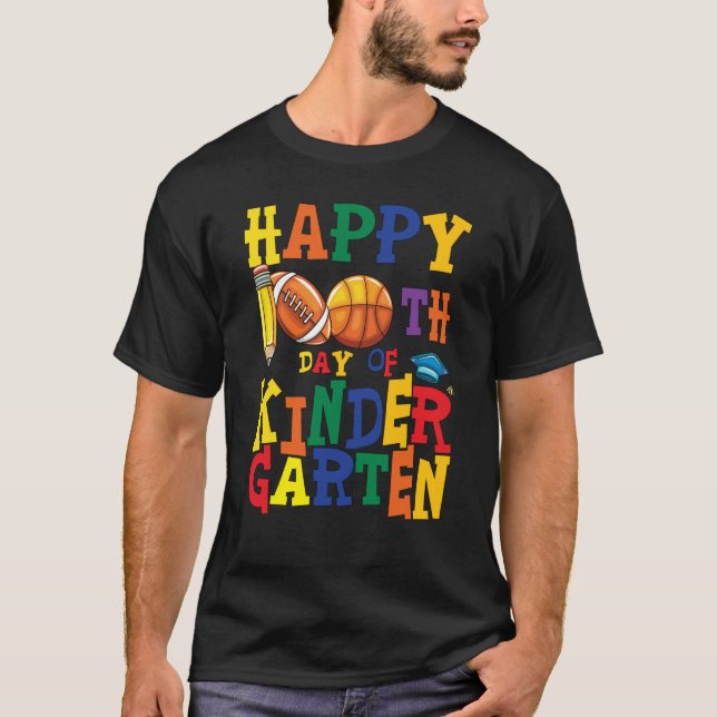 T-shirt Joyeux 100E Jours De Garten Kinder 2023 (Devant)