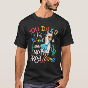T-shirt Joyeux 100ème Jour De Chemise D'École Pas De Probl