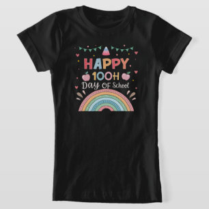 T-Shirt Joyeux 100ème jour de chemise scolaire pour bébés