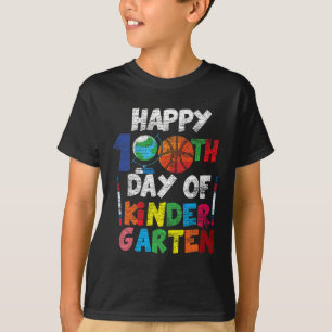 T-shirt Joyeux 100ème Jour De Kinder Garten Cute 100 Jours