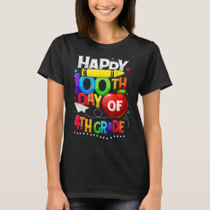T-shirt Joyeux 100ème Jour De L'École 100 Jours Smarter Cu