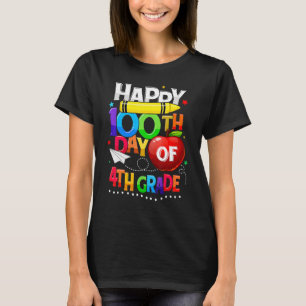T-shirt Joyeux 100ème Jour De L'École 100 Jours Smarter Cu