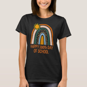 T-shirt Joyeux 100ème Jour De L'École Distance De L'Enseig