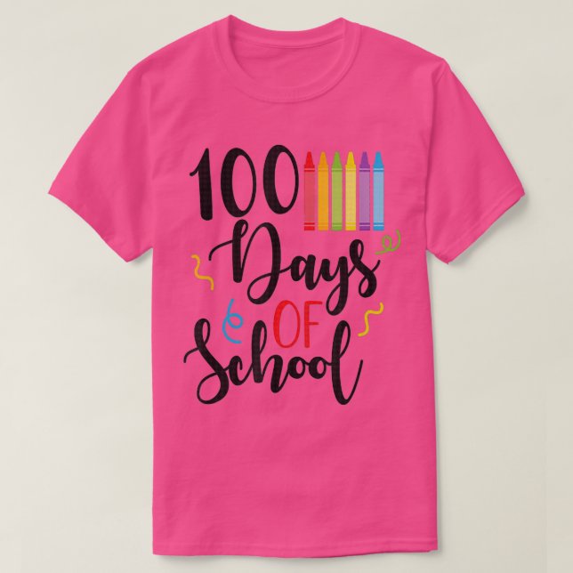 T-shirt Joyeux 100ème Jour De L'Enseignant Étudiant 100 Jo (Design devant)