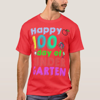 T-shirt Joyeux 100ème Jour De Maternelle Joyeux 100 Jours