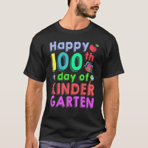 T-shirt Joyeux 100ème Jour De Maternelle Joyeux 100 Jours