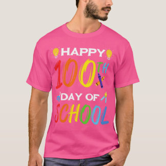 T-shirt Joyeux 100ème jour d'école