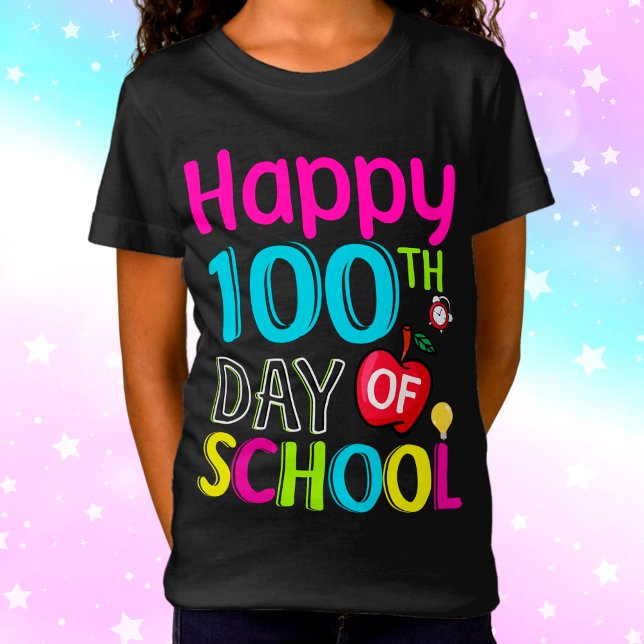 T-Shirt Joyeux 100ème jour d'école (Créateur téléchargé)