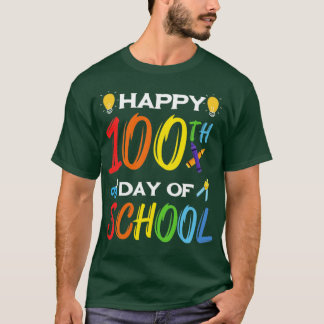 T-shirt Joyeux 100ème jour d'école