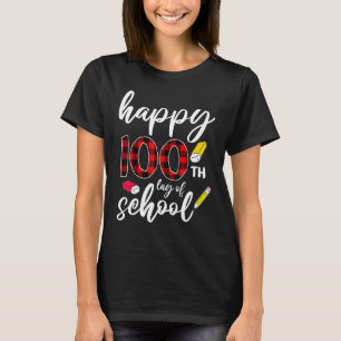 T-shirt Joyeux 100ème Jour D'École Pour Les Enseignants Bu