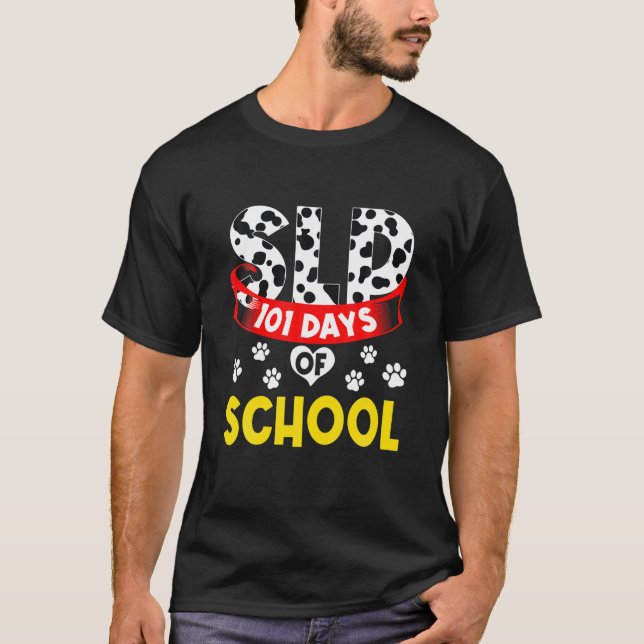 T-shirt Joyeux 101 Jours de discours scolaire Pathologiste (Devant)