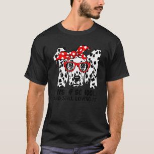 T-shirt Joyeux 101 Jours École Mignonne Chien Et Toujours