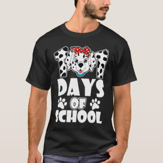 T-shirt Joyeux 101 Jours Mignonne Chien 100 Jours Smarter