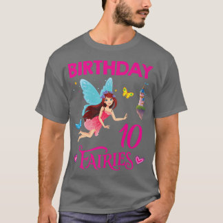T-shirt Joyeux 10e anniversaire Fête d'anniversaire fille