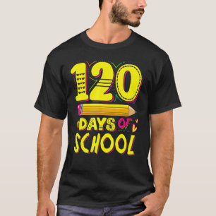 T-shirt Joyeux 120ème Jour De L'École 100 Jours Os École P