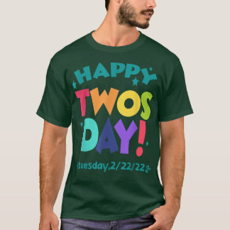 T-shirt Joyeux 22222 Jeudi Mardi 22 Février 2022