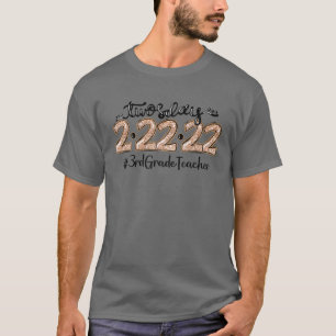 T-shirt Joyeux 2/22/22 Deux Jours Mardi - Troisième 3E Gra