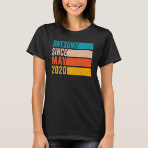T-shirt Joyeux 2 Anniversaire Fête 2 Anniversaire Awesome