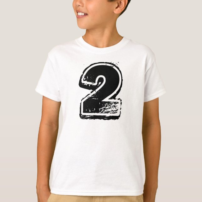 T-shirt Joyeux 2ème anniversaire (Devant)