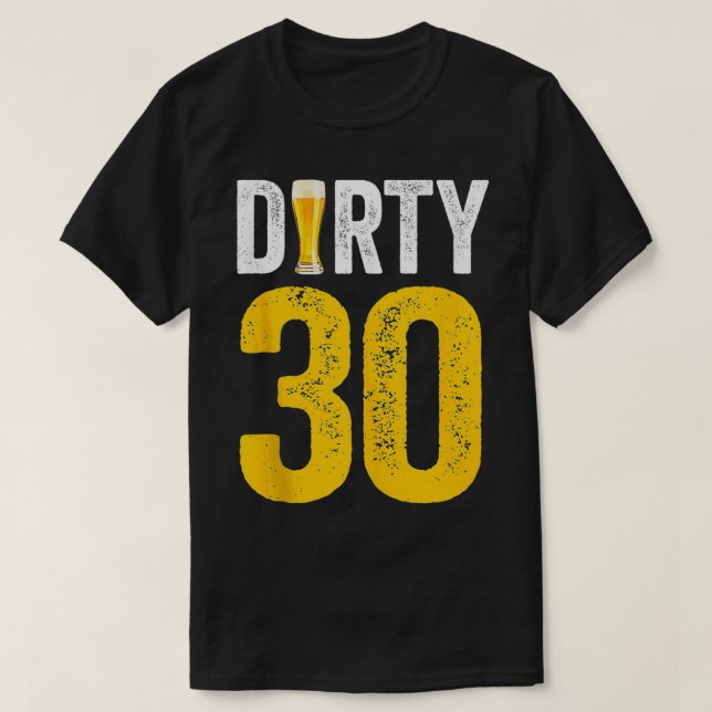 T-shirt Joyeux 30 Ans Décorations D'Anniversaire Bee (Design devant)