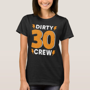 T-shirt Joyeux 30 Équipage 30 Anniversaire 30 Anniversaire
