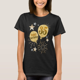 T-shirt Joyeux 35e anniversaire 35 ans Anniversaire
