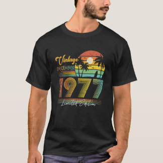 T-shirt Joyeux 44E Anniversaire 44 Ans Vintage Décembre