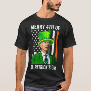 T-shirt Joyeux 4 de la Saint Patrick Joyeux Joe Biden Lepr