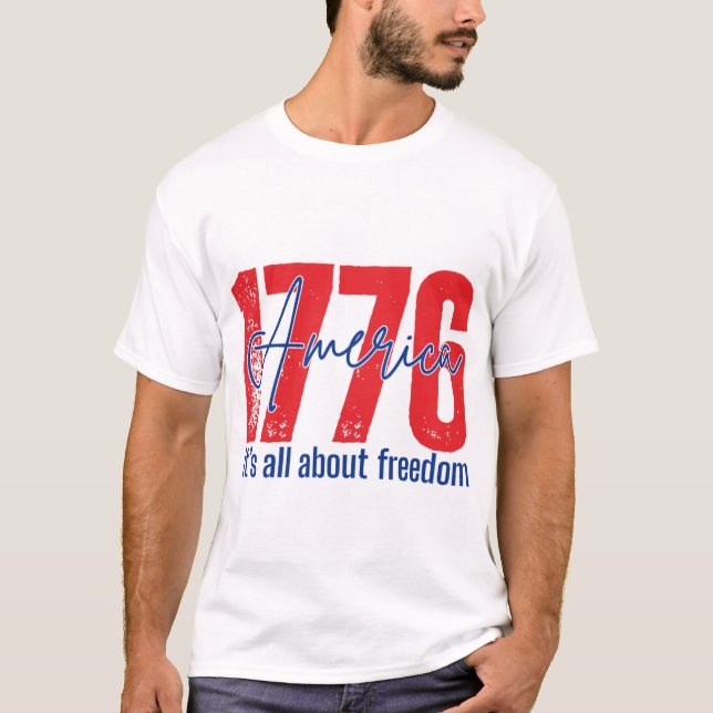 T-shirt Joyeux 4 juillet (Devant)