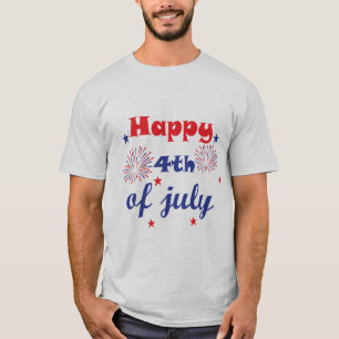 T-shirt Joyeux 4 juillet Amérique célébrant la liberté