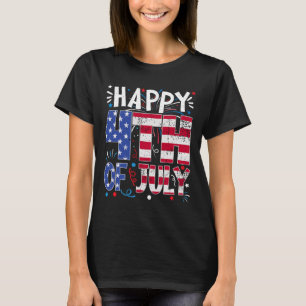 T-shirt Joyeux 4 juillet drapeau américain patriotique 4e