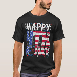 T-shirt Joyeux 4 juillet drapeau américain patriotique Éta
