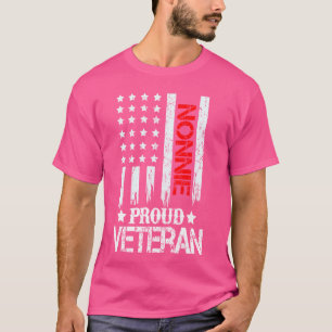 T-shirt Joyeux 4 juillet Fier drapeau américain Nonnie 4t
