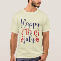 Joyeux 4 juillet Typographie Patriotique