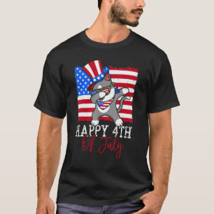 T-shirt Joyeux 4 juillet Usa Drapeau Américain Patriotique