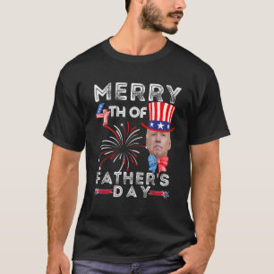 T-shirt Joyeux 4e jour de la fête des pères 4 juillet