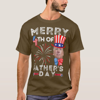 T-shirt Joyeux 4ème 4 juillet de Fête des pères