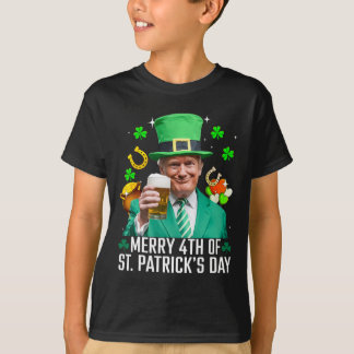 T-shirt Joyeux 4ème de la Saint Patrick Joyeux Trump Lepre